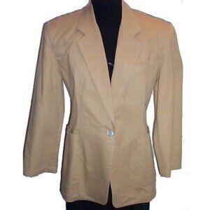 PERRY ELLIS Vintage Twill Denim Blazer - Small